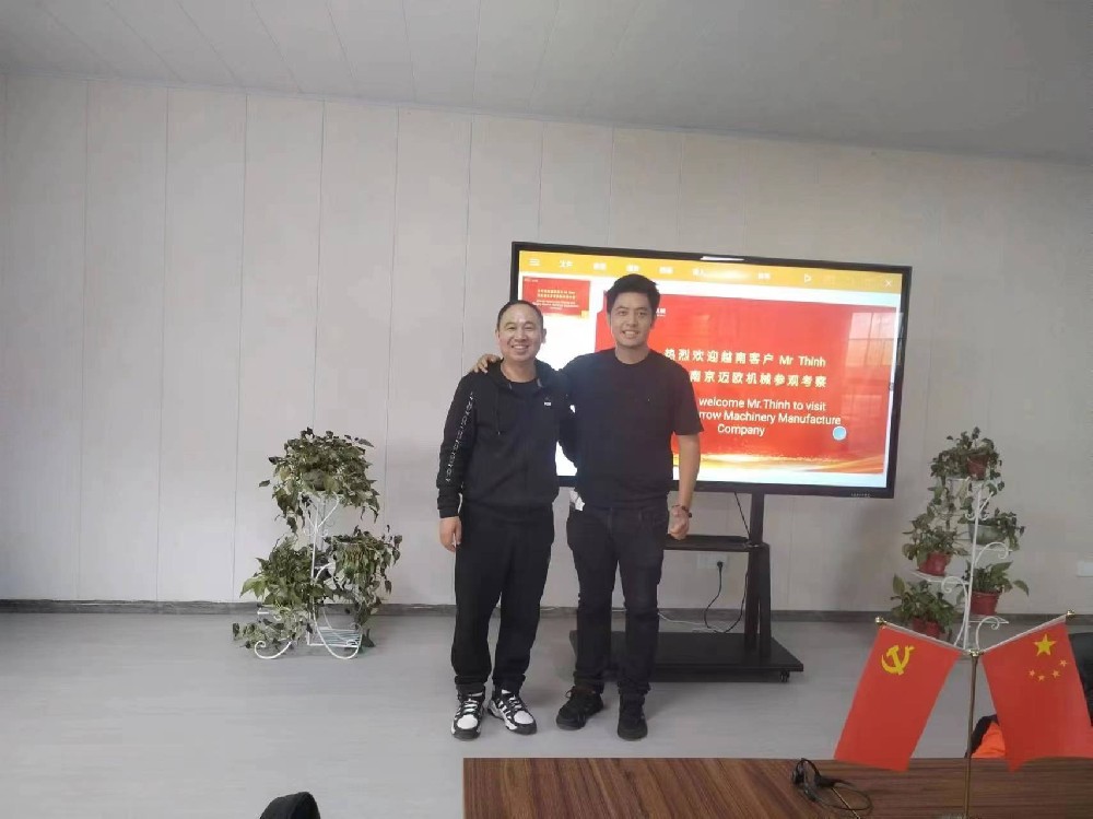 越南、印度客戶來我司參觀考察